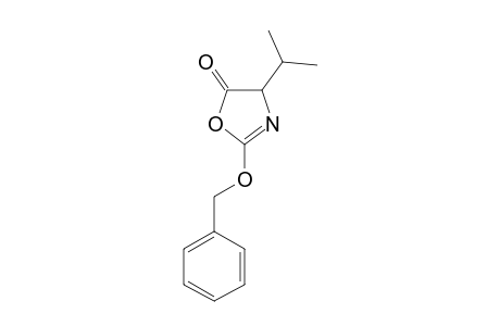 2-BENZYLOXY-4-ISOPROPYL-1,5(4H)-OXAZOLONE