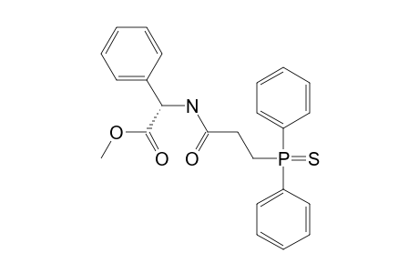 (S)-2-(3'-Diphenylphosphinothioyl)-propanamido-2-phenylethanoic_acid_methylester