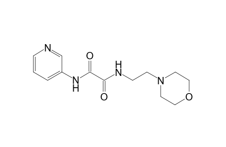 ethanediamide, N~1~-[2-(4-morpholinyl)ethyl]-N~2~-(3-pyridinyl)-