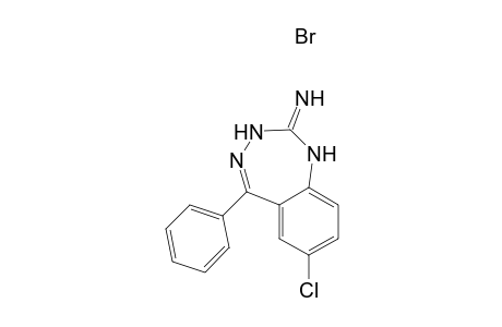 5-Phenyl-7-chloro-2-imino-1,3-dihydro-2H-1,3,4-benzotriazepine Hydrobromide