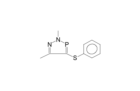 2,5-DIMETHYL-4-PHENYLTHIO-1,2,3-DIAZAPHOSPHOLE