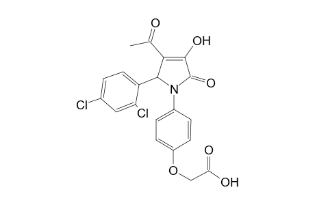 acetic acid, [4-[3-acetyl-2-(2,4-dichlorophenyl)-2,5-dihydro-4-hydroxy-5-oxo-1H-pyrrol-1-yl]phenoxy]-