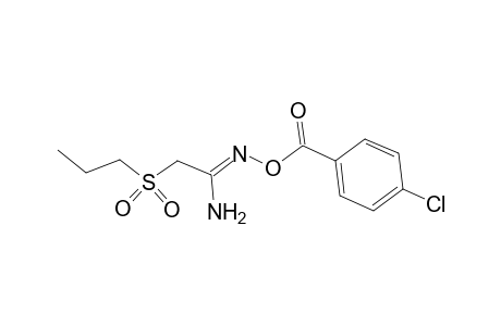 Acetamide oxime, o-(4-chlorobenzoyl)-2-propylsulfonyl-