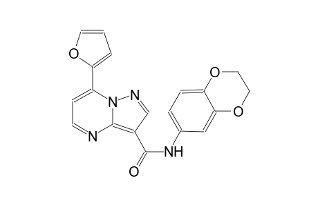 N-(2,3-dihydro-1,4-benzodioxin-6-yl)-7-(2-furyl)pyrazolo[1,5-a]pyrimidine-3-carboxamide