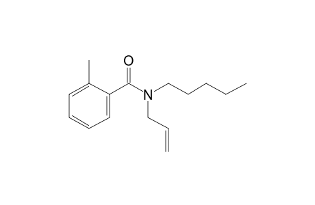 Benzamide, 2-methyl-N-allyl-N-pentyl-