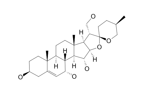 25-(R)-SPIROST-5-EN-3-BETA,7-ALPHA,15-ALPHA,21-TETRAOL