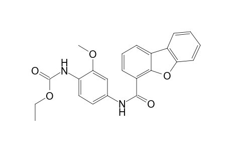 Carbamic acid, [4-[(benzo[b]benzofuran-4-ylcarbonyl)amino]-2-methoxyphenyl]-, ethyl ester