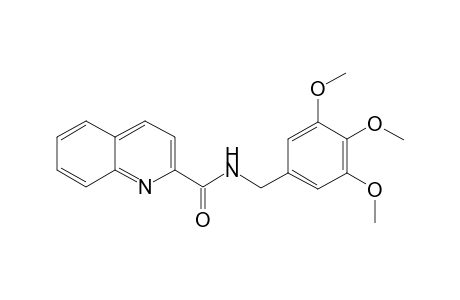 N-(3,4,5-trimethoxybenzyl)-2-quinolinecarboxamide