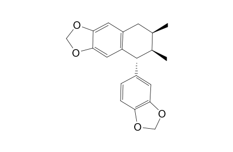 8-R,7'-R,8'-R-4,5:3',4'-BIS-(METHYLENEDIOXY)-2,7'-CYCLOLIGNAN