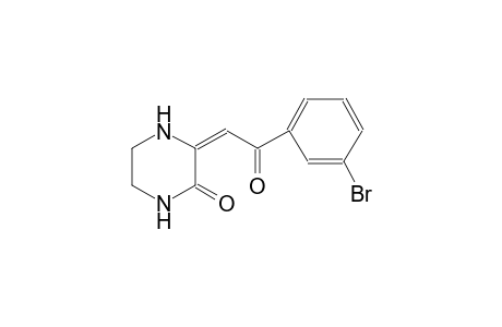 (3E)-3-[2-(3-bromophenyl)-2-oxoethylidene]-2-piperazinone