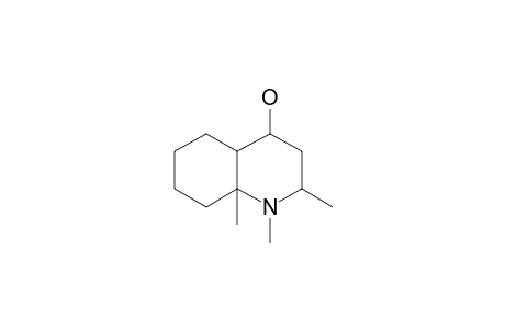 1,2,9-Trimethyldecahydroquinol-4-ol