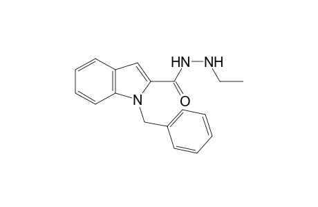 1-benzylindole-2-carboxylic acid, 2-ethylhydrazide