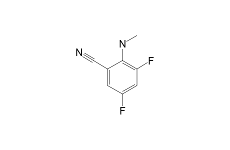 2-Amino-3,5-difluorobenzonitrile, N-methyl-