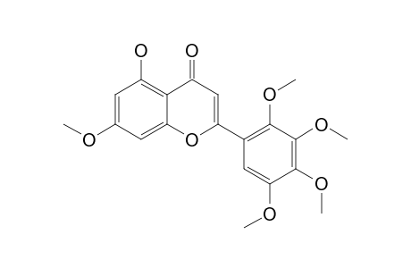 5-HYDROXY-7,2',3',4',5'-PENTAMETHOXYFLAVONE