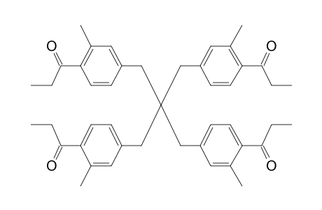 1-(4-[2,2-bis(3-Methyl-4-propionylbenzyl)-3-(3-methyl-4-propionylphenyl)propyl]-2-methylphenyl)propan-1-one