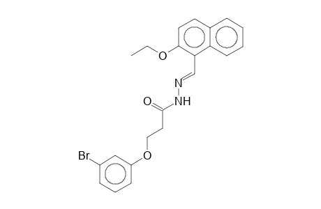 N'-(2-Ethoxy-1-naphthylmethylene)-3-(3-bromophenoxy)propanhydrazide