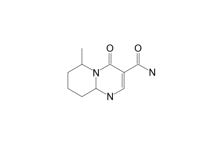 4-keto-6-methyl-1,6,7,8,9,9a-hexahydropyrido[1,2-a]pyrimidine-3-carboxamide