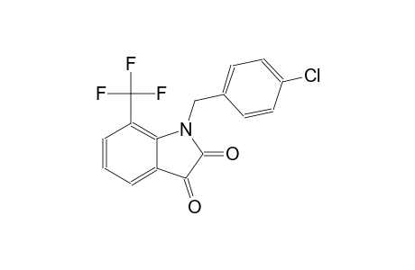 1-(4-chlorobenzyl)-7-(trifluoromethyl)-1H-indole-2,3-dione