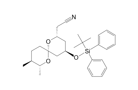 1,7-Dioxaspiro[5.5]undecane-2-acetonitrile, 4-[[(1,1-dimethylethyl)diphenylsilyl]oxy]-8,9-dimethyl-, [2R-[2.alpha.,4.alpha.,6.beta.(8R*,9S*)]]-