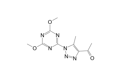 1-[1-(4,6-Dimethoxy-[1,3,5]triazin-2-yl)-5-methyl-1H-[1,2,3]triazol-4-yl]-ethanone