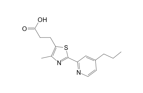 2-(5-Carboxyethyl-4-methyl-2-thiazolyl)-4-propylpyridine