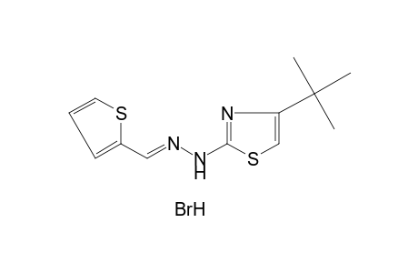 2-thiophenecarboxaldehyde, (4-tert-butyl-2-thiazolyl)hydrazone, monohydrobromide