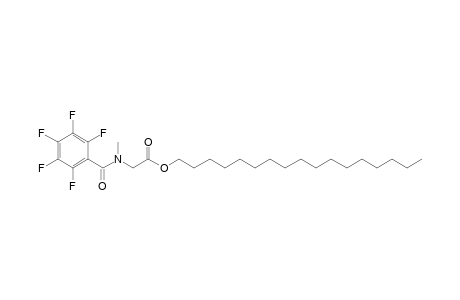 Sarcosine, N-pentafluorobenzoyl-, heptadecyl ester