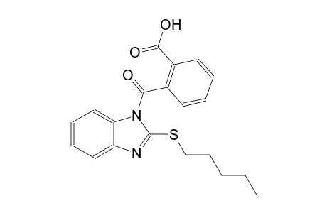 2-{[2-(pentylsulfanyl)-1H-benzimidazol-1-yl]carbonyl}benzoic acid