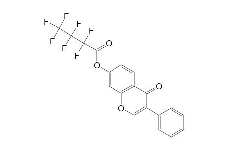 7-(Heptafluorobutyryl)oxyisoflavone