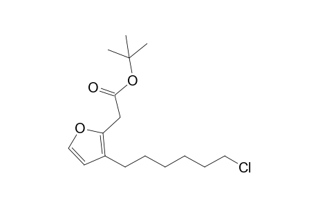 tert-Butyl [3-(6'-Chlorohexyl)furan-2-yl] acetate