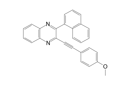 2-[(4-Methoxyphenyl)ethynyl]-3-(naphthalen-1-yl)quinoxaline