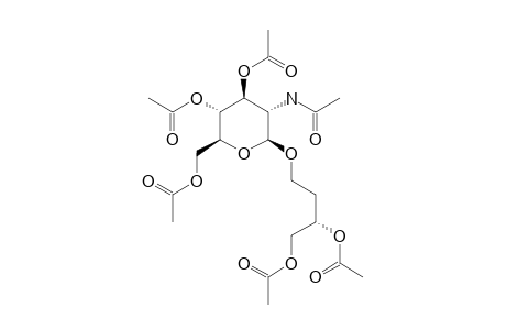 (3'S)-3',4'-DIACETOXYBUTYL-3,4,6-TRI-O-ACETYL-2-ACETYLAMINO-2-DEOXY-BETA-D-GLUCOSIDE