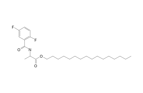 D-Alanine, N-(2,5-difluorobenzoyl)-, hexadecyl ester