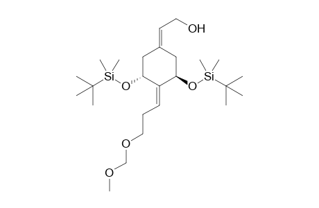 2-[(E)-(3'R,5'R)-3',5'-Bis[(tert-butyldimethylsilyl)oxy]-4'-[3''-(methoxymethoxy)propylidene]-cyclohexylidene]ethanol