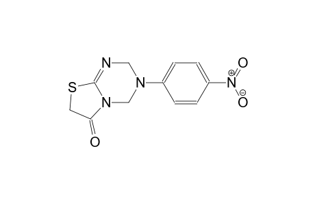 2H-thiazolo[3,2-a][1,3,5]triazin-6(7H)-one, 3,4-dihydro-3-(4-nitrophenyl)-