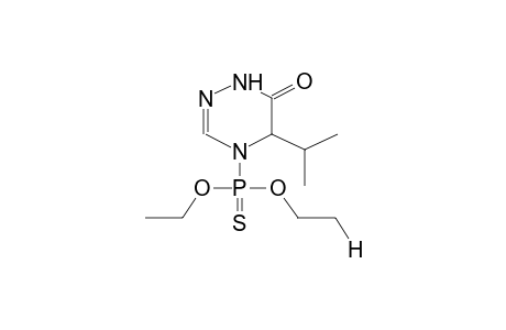 4-DIETHOXYTHIOPHOSPHORYL-5-ISOPROPYL-4,5-DIHYDRO-1,2,4-TRIAZIN-6-ONE