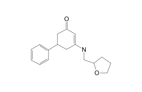 Cyclohex-2-enone, 5-phenyl-3-[(tetrahydrofuran-2-ylmethyl)amino]-