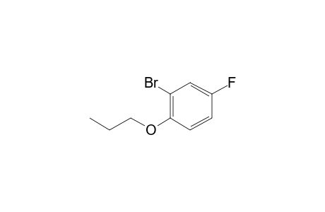 2-Bromo-4-fluoro-1-propoxybenzene