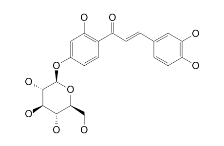 3,4,2'-TRIHYDROXY-CHALCONE-4'-O-BETA-D-GLUCOPYRANOSIDE-