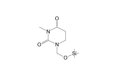 3-Methyl-1-(trimethylsilyloxymethyl)-1,3-diazinane-2,4-dione