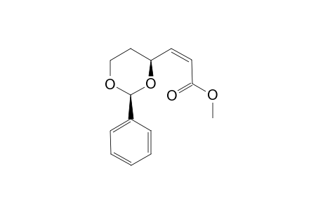 METHYL-(Z)-3-[(2S,4S)-2-PHENYL-1,3-DIOXAN-4-YL]-ACRYLATE