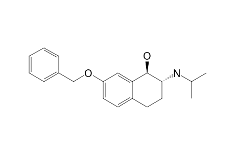 TRANS-2-AMINO-7-BENZYLOXY-N-ISOPROPYL-1,2,3,4-TETRAHYDRO-1-NAPHTHALENOL