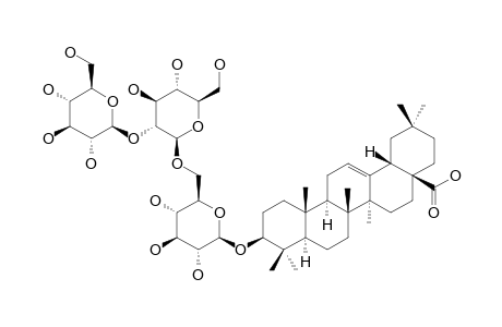 BETA-D-GLUCOPYRANOSYL-(1->2)-BETA-D-GLUCOPYRANOSYL-(1->6)-BETA-D-GLUCOPYRANOSYL-30-OLEANOIC-ACID