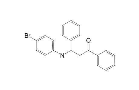 3-(N-p-Bromophenylamino)-1,3-diphenyl-1-acetone