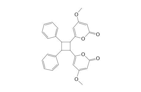 R-1,C-2-bis[6-(4-Methoxy-2-pyronyl)]-T-3,T-4-diphenylcyclobutane