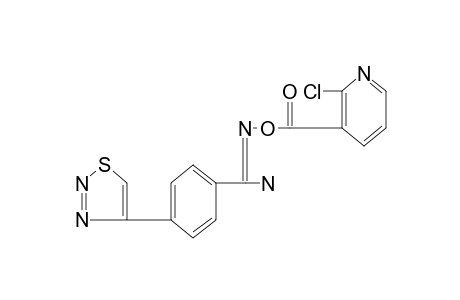 O-(2-chloronicotinoyl)-p-(1,2,3-thiadiazol-4-yl)benzamidoxime