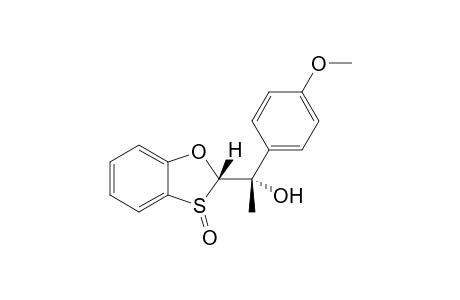 [2S]-2-[(1S)-1'-(p-Methoxyphenyl)-1'-hydroxyethyl]-1,3-benzoxathiol-3(2H)-oxide