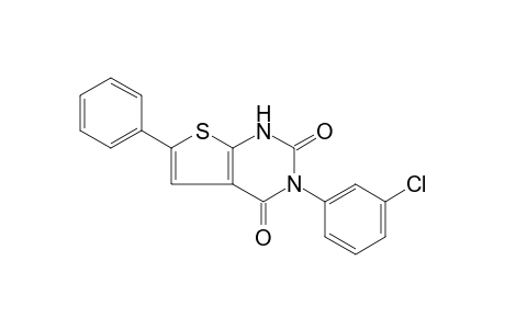 3-(3-chlorophenyl)-6-phenylthieno[2,3-d]pyrimidine-2,4(1H,3H)-dione