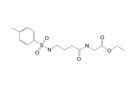 N-[4-(N-Tosylamino)butyryl]glycine, ethyl ester