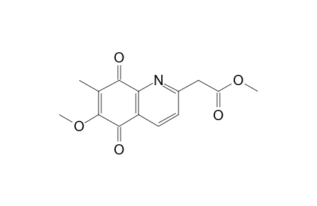 2-(Methoxycarbonylmethyl)-6-methoxy-7-methyl-5,8-quinolinedione